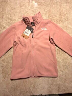 The North Face Teen Emilio Full Zip Fleece Jacket Mauve Size Small NWT
